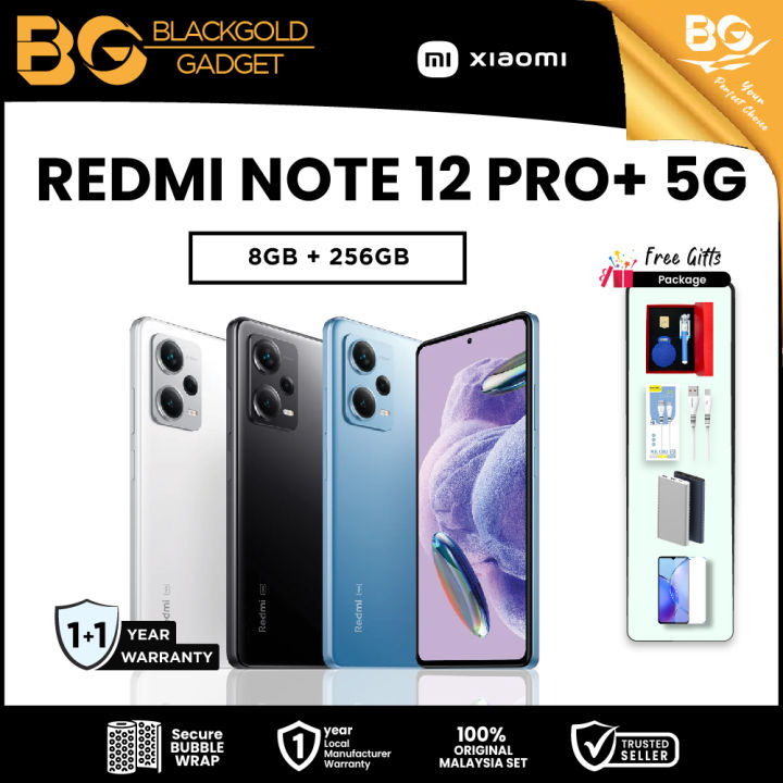 Redmi Note 12 Pro+ 5g (8gb Ram 256gb Rom) - Original Xiaomi Malaysia 