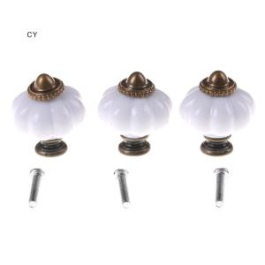 GY🌠🌠🌠 White Vintage Style Door Knobs Cabinet Drawer Cupboard Kitchen Pull Handle