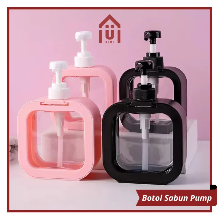 BOTOL SABUN PUMP DESIGN MINIMALIS 300 ML 500 ML CAIR ESTETIK BOTOL ...
