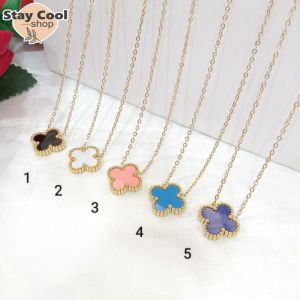 Kalung Clvr Gerigi Titanium Style Korea Wanita Dewasa  Model Terbaru Anti Karat Selamanya -Staycool shop
