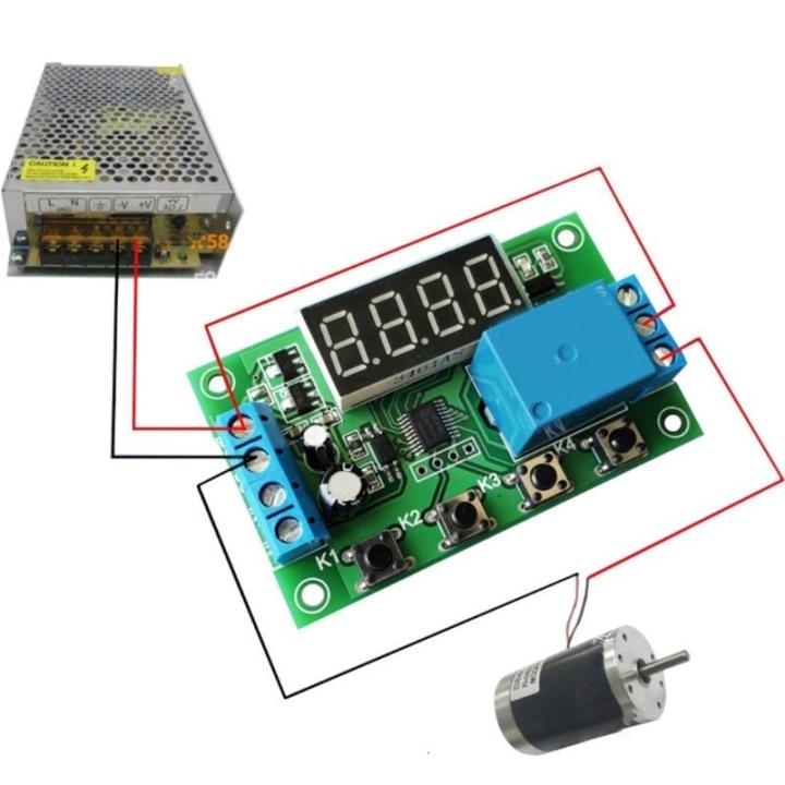 Módulo Temporizador Con Relé Y Pantalla LED, Micro USB 5V, Ideal Para Proyectos De Automatización