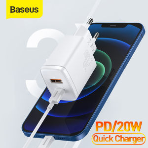 Baseus 20W USB Charger PD3.0 QC4.0 Fast Charging USB Type C Charger Portable Dual USB Port Phone Charger For iPhone 14 13 Pro Max 12 Pro Max 11 Mini 8 Plus