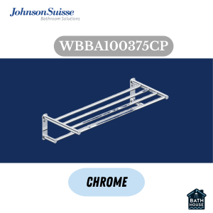 Johnson Suisse CESENA Double Towel Shelf 600mm WBBA100375CP