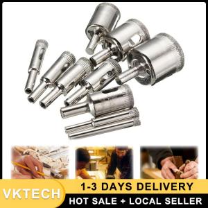 15pcs Diamond Drill Bits Glass Drill Bit Diamond Hole Saw Set for Tile Pot