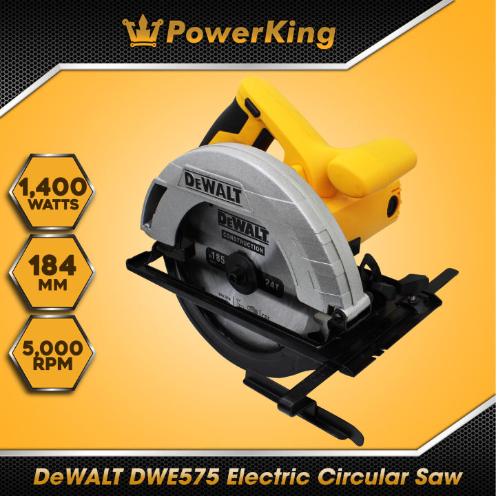 DeWALT DWE575 Electric Circular Saw (184mm) | Lazada PH