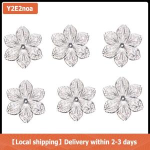 【Local shipping】 50Pcs Set Filigree Flower Crafts Charms Connectors DIY Pendant Jewelry Findings