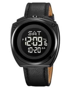 PENGIRIMAN INSTANT -- Jam Tangan Pria skmei 2241 digital kulit water resist original