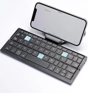 Jomaa Folding Keyboard Bluetooth Rechargeable Bluetooth Keyboard for Laptop iPad PhonePortable Folding Keyboard2026
