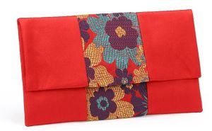 CNY Silk Embroidery Pouch / Silk Red Packet/ Cloth Ang Bao / New Notes Pouch (SG Ready Stocks)