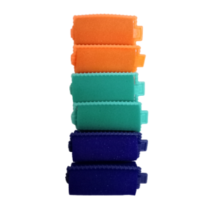 Combo 6 ống cuốn tóc mút tạo kiểu tóc đủ màu-lô cuốn tóc màu