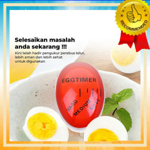 DuaWarna Egg Timer Alat Pengukur Kematangan Telur Rebus Indikator Masak Telor Rebus