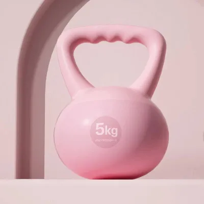 [SG Ready Stock]Soft Kettlebell Women Fitness Home Software 2-12kg Kettlebell Squat Exercise Hip Strength Training Sand Kettlebell
