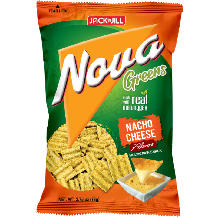 Jack 'n Jill Nova Greens Nacho Cheese Flavor 78g | Lazada PH