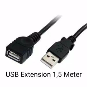 Kabel USB Extension 15M Hitam Male To Female 15M Penyambung Kabel Extention USB AM/AF