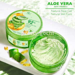 Aloe Vera & Vitamin E Soothing Gel | Hydrating Acne Spot Removing Face Night Cream Gel | Brightening Hydrating Aloe Vera Extracts | Moisturizing For All Skin | 300ml