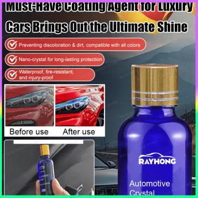【GUEST IN MIND】Automotive Crystal Renovation Coating 9H keras lapisan pelindung cat mobil pemulihan permukaan yang menua dan goresan sifat hidrofobik dan anti air perlindungan cat pengeringan cepat serta meningkatkan kilau