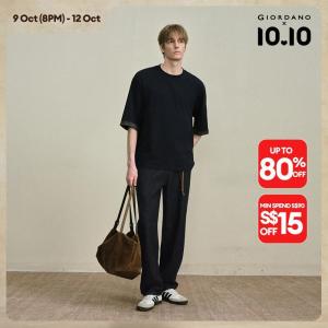 Giordano Men Men 5-Pocket Style Jeans Free Shipping 18116205