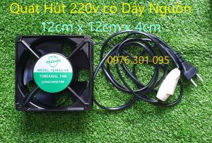 Quạt Hút Chống Mùi Thoáng Khí Thông Gió 220V - Đèn Led Thiên Vân