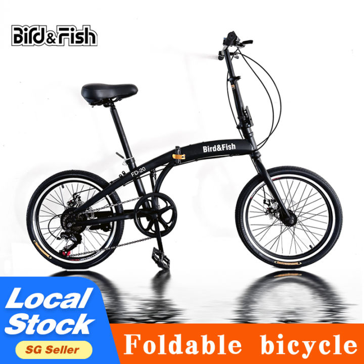 [ SG Ready Stock] Shimano gear bicycle 20 inch 7speed Foldable Adult
