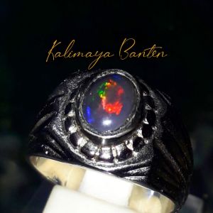 kalimaya banten asli/kalimaya black opal solid asli