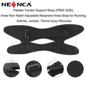 NEENCA Patellar Tendon Support Strap (FREE SIZE) Knee Pain Relief Adjustable Neoprene Knee Strap for Running Arthritis Jumper Tennis Injury Recovery