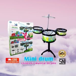 Mainan Drum Set - Mainan Alat Musik - Mainan Edukatif