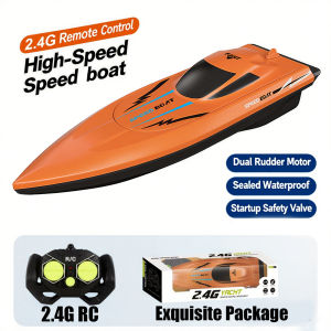 YUNLEO 2.4Ghz Remote Control Boat for Kids Toy Boat High-Speed Speedboat Toys for Pool Fun Toys