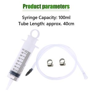 Alat Ganti Rem Oli Luar Ruangan Bleed Kit 100ml Syringe Suntikan dengan 40cm Selang Untuk Sepeda MTB Roadbike