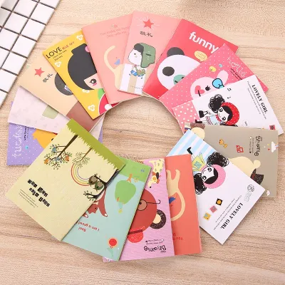 Buku Tulis Mini Book Motif Kartun Note Book Mini Cartoon Mini Book Notepad Karakter Buku Tulis Memo Kecil PST