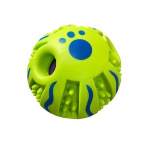 Interactive Chew Proof Dog Ball Toy With Squeaker Sound Design Durable ABS For Medium Large Breeds