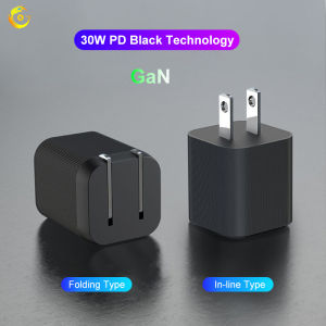 Bộ Sạc Mini USB C GaN 30W Bộ Sạc Nhanh Bộ Chuyển Đổi Nguồn PD Bộ Chuyển Đổi Sạc Loại C Cho Iphone 13 MacBook Máy Tính Xách Tay Android