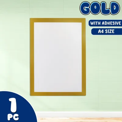 FCI A4 Magnetic Photo Frame 3 COLORS ( BLACK GOLD & GRAY ) Sold per Piece DURABLE STRONG MAGNETIC BACKING& STYLISH DISPLAY