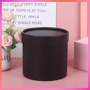 [Hill Angelia] 1 PC Round Flower Paper Boxes Hold The Bucket Gift Packaging Box Party Gift Box