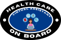 VIRTUAL ASSISTANT ON BOARD VINYL STICKER 7X10cm. 
