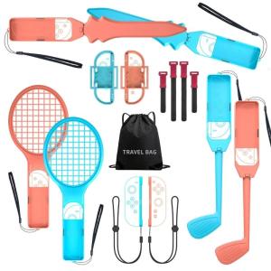 Complete 15 in 1 Motion Sensors Sports Package for NS2 Players Seeking Interactive & Fitness Oriented Game Engaging Fun