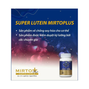 (EXP:2026)Super Lutein Mirto plus / Lutein 100 Capsules