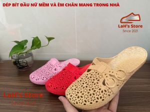 Dép Bít Đầu Nữ Mềm và Êm Chân Mang Trong Nhà [DN0063]