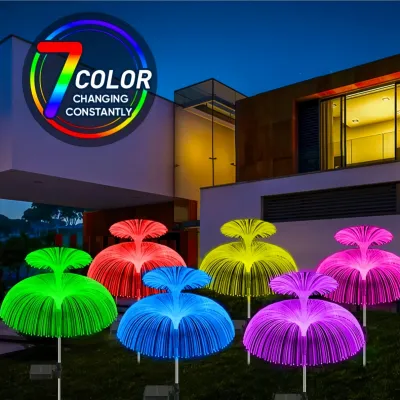7 Color Changing Jellyfish Solar Garden Light Solar Lawn Light IP65 Waterproof Solar Outdoor Light