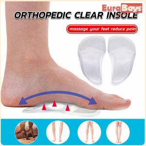 E.B. Clear Insole Orthopedic Professional Arch Support Insole Flat Foot Orthotic Insole Insert Silicone Orthotic Pad
