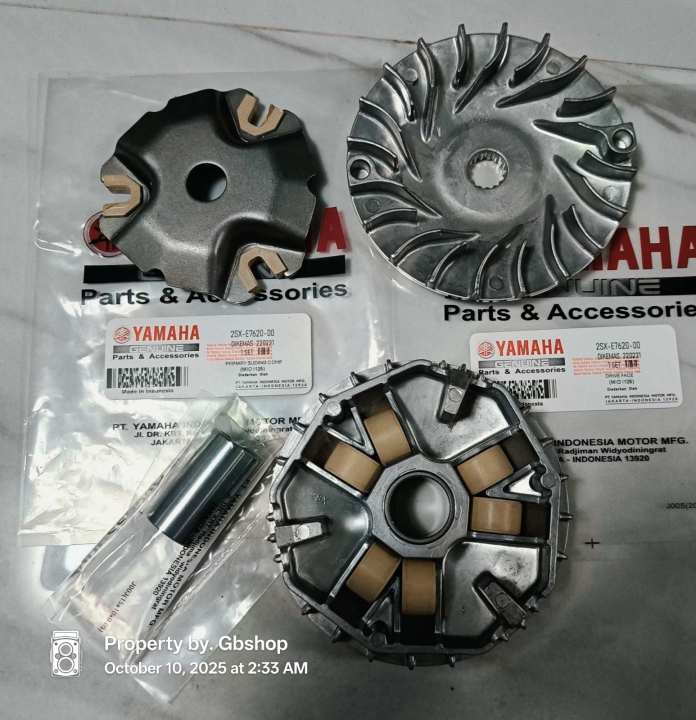 PULLEY%20SET%20M3%20MIO%20I%20125%20MIO%20SOUL%20I%20125%20YAMAHA%20GENUINE%20PARTS%202SX-E7620-00%20-%20Image%208