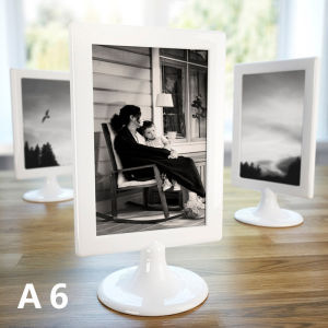 A4/5/6 Photo Frame Double sided Standing Picture Frame Pedestal Photo Frame For Home
