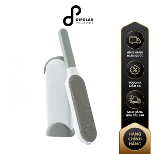 Bàn Chải Tĩnh Điện 2 Mặt DIPOLAR Làm Sạch Bụi Bẩn Lông Chó Mèo Trên Quần Áo Sofa Giường Nệm - DBC02