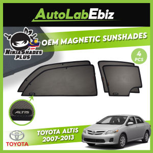 Toyota Altis 2007-2013 NinjaShades Plus OEM Magnetic Car Sunshades (4pcs/set)