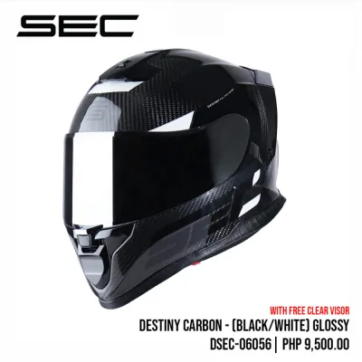 SEC Destiny Carbon Full-Face Helmet (S-XL)