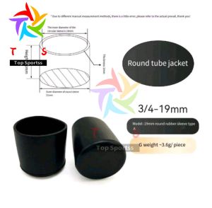 The Timeless Crafts HEAVY DUTY Black Rubber Footings Chair Table Foot Caps Protector Inner SIZES - 1 PIECE ( ANGULAR SQUAREROUNDTRIANGLE MONOBLOCK )