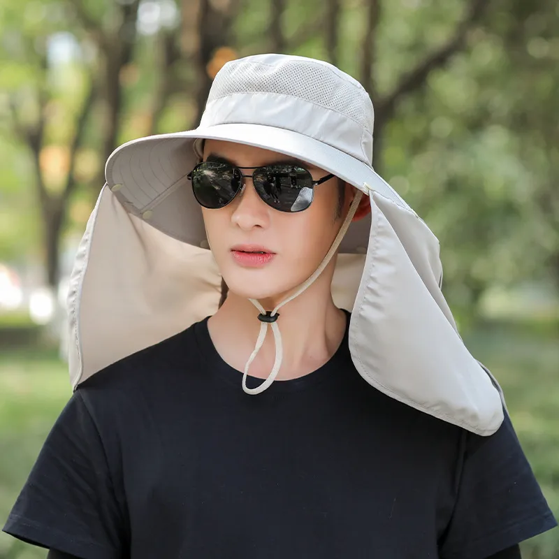 Fisherman Hat in1 Sun Hat Sun Protection Waterproof Detachable