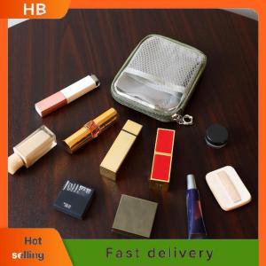 HB 1Pcs Headphone Data Cable PVC Clear Storage Bag Waterproof Large Capacity Toiletry Bag Multi-functional Hard Shell Organizer