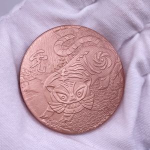 【discount store】12 Chinese Zodiac Animals Embossed 1oz Copper Coin .999 Collectible Souvenir Home Decor