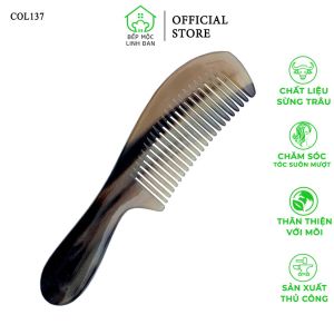 [FREESHIP MAX]Lược sừng xuất Nhật size 18cm (COH137)  Chuôi tròn bóng đẹp