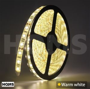 HOMS 12V 2835 LED Light Strip SMD 5m Tape Flexible 4000k String 120D 12v 100w Power Supply